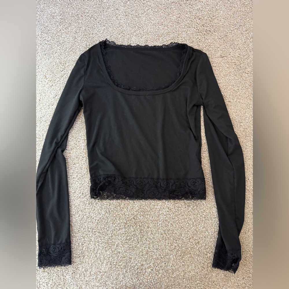 Black Lace Top